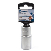 Головка торцевая глубокая КОБАЛЬТ 3/8", 22 мм, Cr-V (1 шт.)