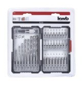Набор бит, сверл kwb, 33 предмета, кейс
