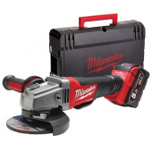 Шлифмашина угловая аккум. Milwaukee M18 CAG125X-0 + HD BOX