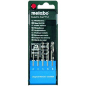 Набор сверл по металлу Metabo, 5 шт., 6-гр. хвостовик