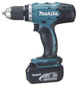 Аккумуляторная дрель-шуруповерт Makita DDF453RFE