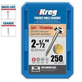 Шурупы Kreg с крупным шагом 2-1/2" 250 шт