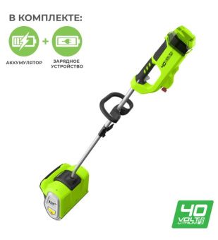 Снегоуборщик аккумуляторный Greenworks GD40SSK4