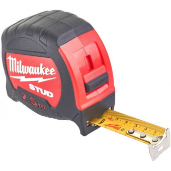 Рулетка Milwaukee, 7.5 м. Stud