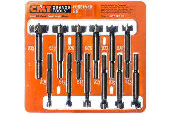 Комплект свёрел Форстнера CMT 12 шт.