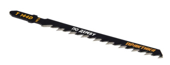 Пилка для лобзика по дер. Практика T144D, 2 шт.