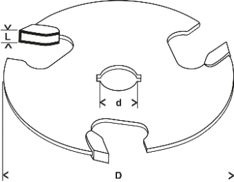 Фреза дисковая Expert d8/D50,8/L3
