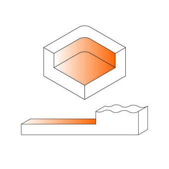Фреза фуговальная CMT Z3 D=60x12x80 RH S=12 RH