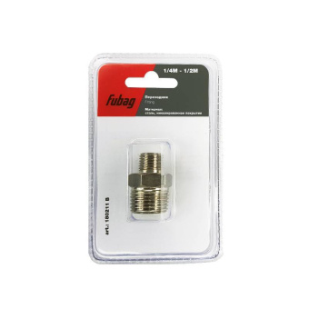Переходник Fubag для компрессоров 1/4 "папа" на 1/2 "папа"