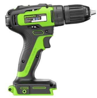 Аккумуляторная дрель-шуруповерт Greenworks GD24DD35К2
