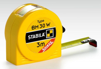 Рулетка Stabila ВМ30 W, 3 м (смотровое окошко)