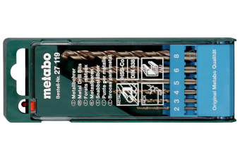 Набор сверл по металлу Metabo, 6 шт.