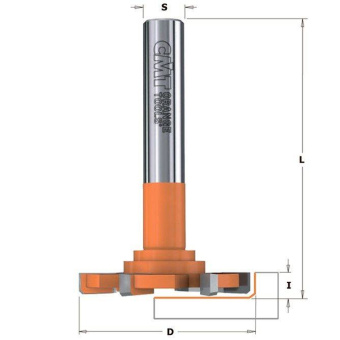 Фреза фуговальная CMT Z6 D=52x6.5x83.5 RH S=12 RH