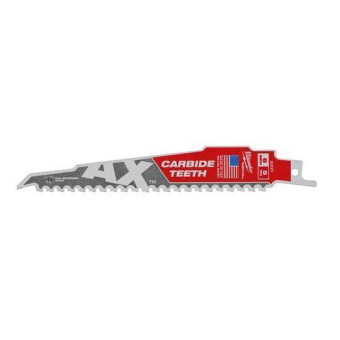 Пилка сабельная по дер. Milwaukee, 150 мм, HeavyDuty AX 1 шт