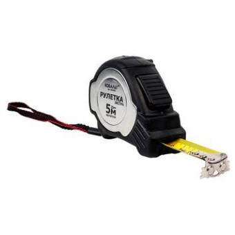 Рулетка КОБАЛЬТ Экстра 5м x 25мм металлический корпус (автос