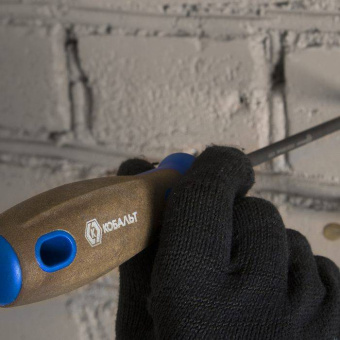 Отвертка Кобальт PH-1х100 мм., Polywood CR-V