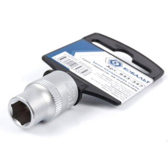 Головка торцевая КОБАЛЬТ 3/8", 9 мм, Cr-V (1 шт.) подвес
