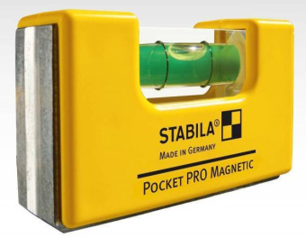 Уровень Stabila тип Pocket Pro Magnetic, с чехлом на пояс