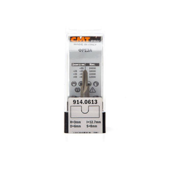 Фреза радиусная CMT D=6.0 I=14.0 S=8.0 R=3.00