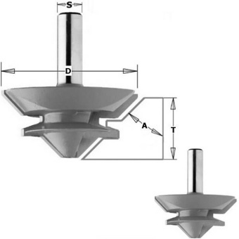 Фреза профильная CMT D=70.0 I=31.7 S=12.0 L=69.9