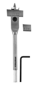 Сверло по дер. регулируемое Практика 22-76х200