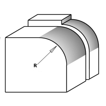 Фреза радиусная (н. подш.) CMT D=28.7 I=12.7 S=8.0 R=8.00