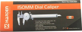 Штангенциркуль стрелочный, нержав.сталь,точность 0,02 мм.150