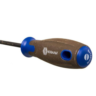 Отвертка Кобальт SL 6.0х100 мм., Polywood CR-V