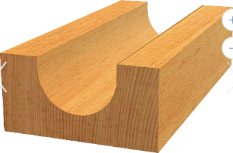 Фреза галтельная 8x12x40