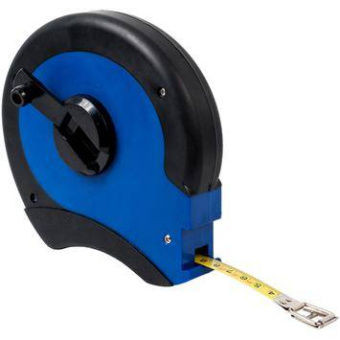 Рулетка геодезическая КОБАЛЬТ 50м x 13мм закрытый двухкомпон