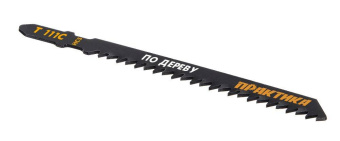 Пилка для лобзика по дер. Практика T111C, 2 шт.