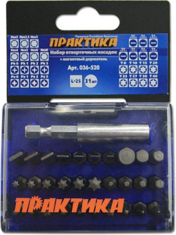 Набор бит Практика, 31 шт. (серия Профи)