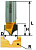 Фреза 10631 пазовая фасонная ф22,2*15, r9.5, хвостовик 12мм