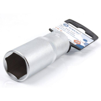 Головка торцевая глубокая КОБАЛЬТ 1/2", 22 мм, Cr-V (1 шт.)