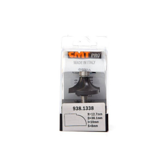 Фреза радиусная (н. подш.) CMT D=38.1 I=19.0 S=8.0 R=12.70