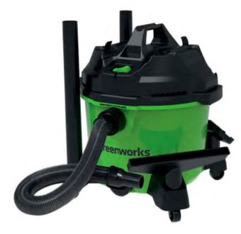 Пылесос строительный  Greenworks G120WDV