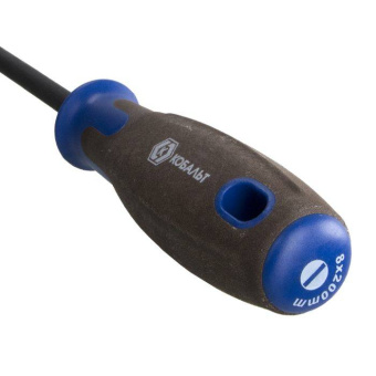 Отвертка Кобальт SL 8.0х200 мм., Polywood CR-V