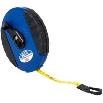 Рулетка геодезическая КОБАЛЬТ 30м x 13мм закрытый корпус (фи
